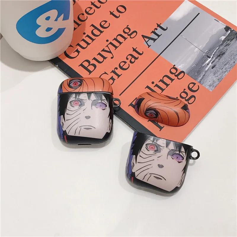 Мультфильм аниме рисунок мягкий чехол для Apple Airpods 2/1 крышка героя аниме «Наруто Bluetooth наушники Капа для air pods силиконовый зарядный чехол
