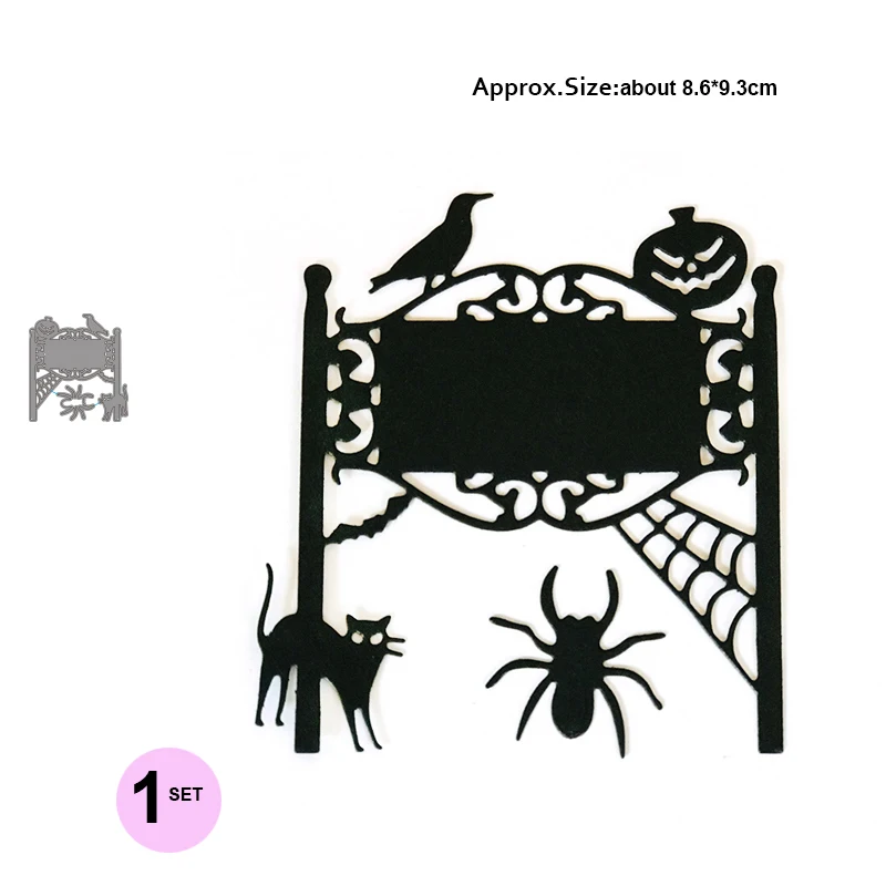 

Halloween Dies Cut Metal Cutting Dies Stencil for DIY Scrapbooking Paper Cards Decorative Crafts New 2019 Metal Die