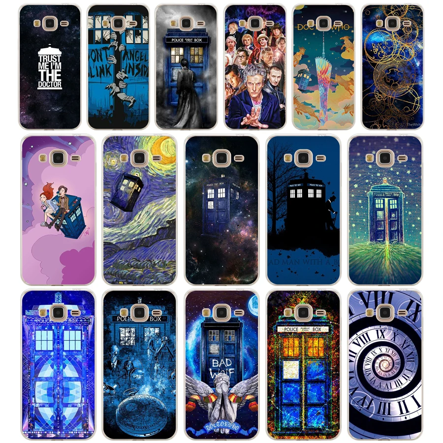 249FG Tardis Box Doctor Who Мягкий Силиконовый ТПУ чехол для телефона Samsung j3 j5 j7 2016 2017 j330 j2 j6 Plus
