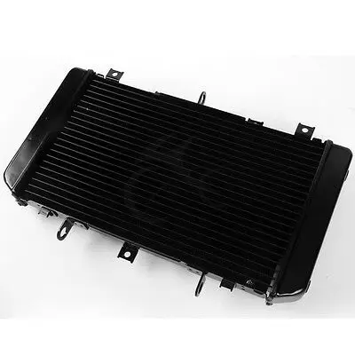 Радиатор мотоцикла кулер алюминиевый для Kawasaki Z750 2004-2006 Z750S 2005-2007 черный