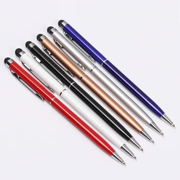 

1 PC Universal 2in1 Capacitive Pen Stylus Touch Screen Drawing Pen for Smartphone Tablet Computer Tablet Colorful Pen 7 Colors