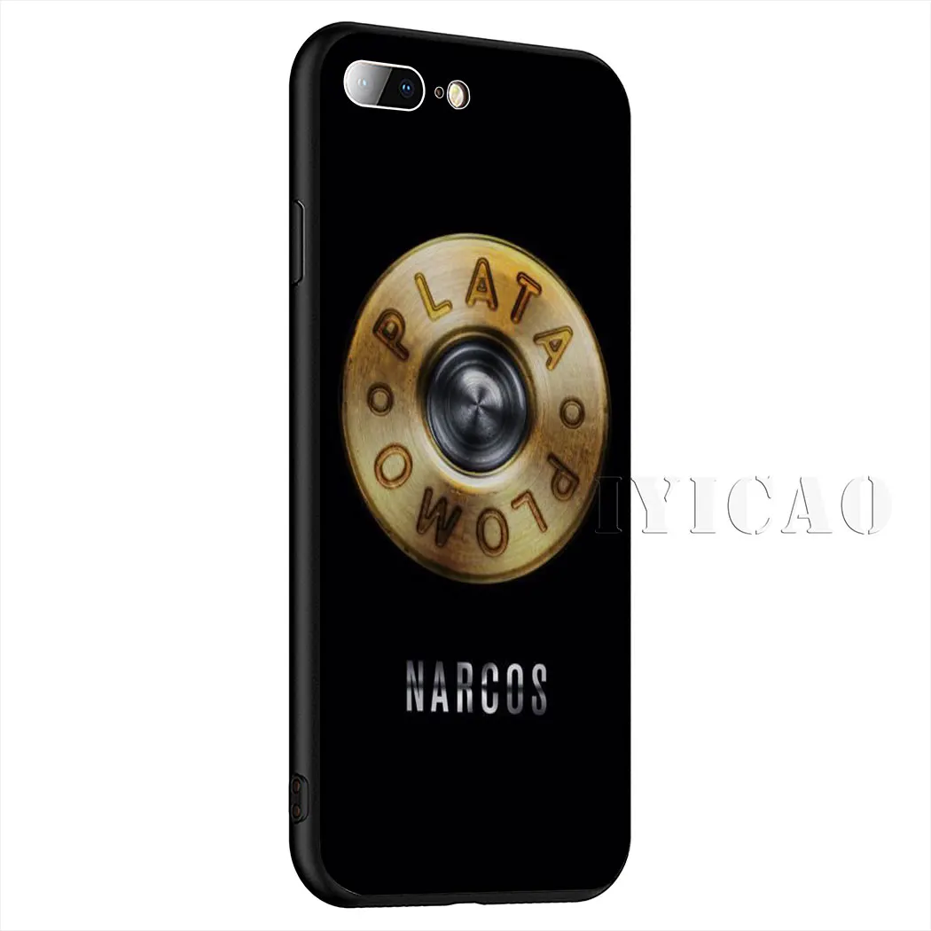 Мягкий чехол для телефона IYICAO Narcos tv Pablo escobar для iPhone XR X XS Max 6 6S 7 8 Plus 5 5S SE - Цвет: 3