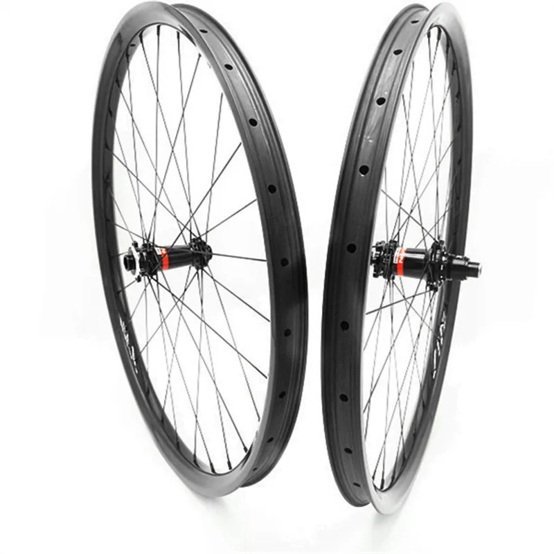 

29er disc mtb bicycle wheel boost front 110*15 rear 148*12 35x25mm tubeless carbon disc wheel mtb wheels ABG carbon wheels