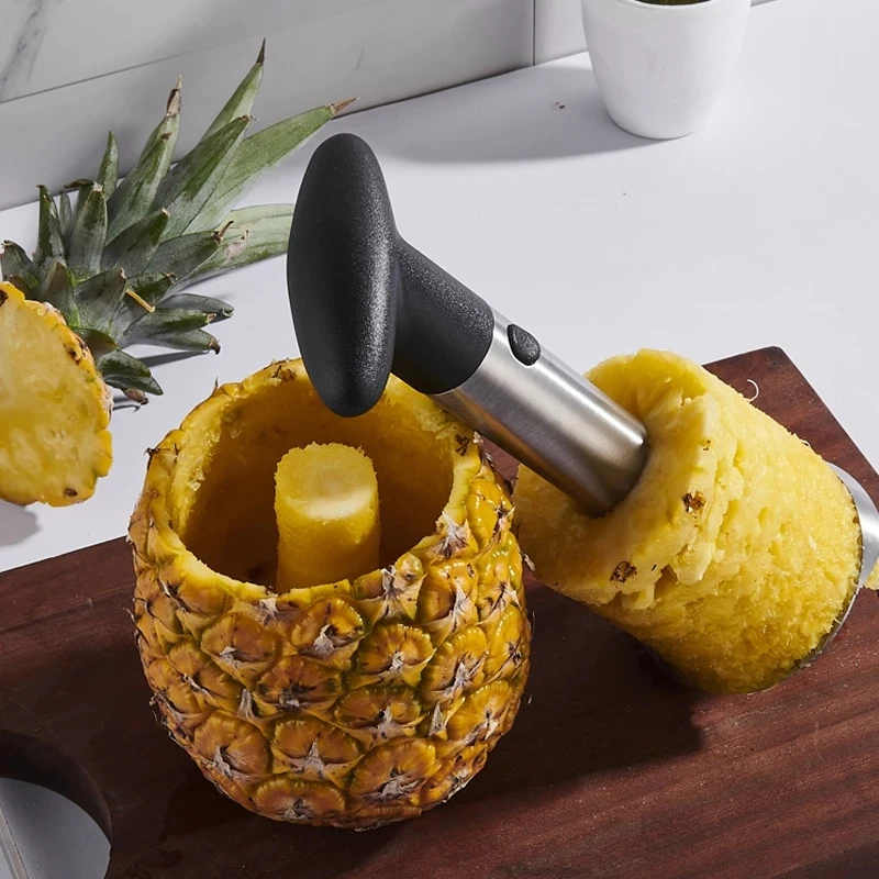 Stainless Steel Pineapple Peeler Cutter Fruit Knife slicer A spiral