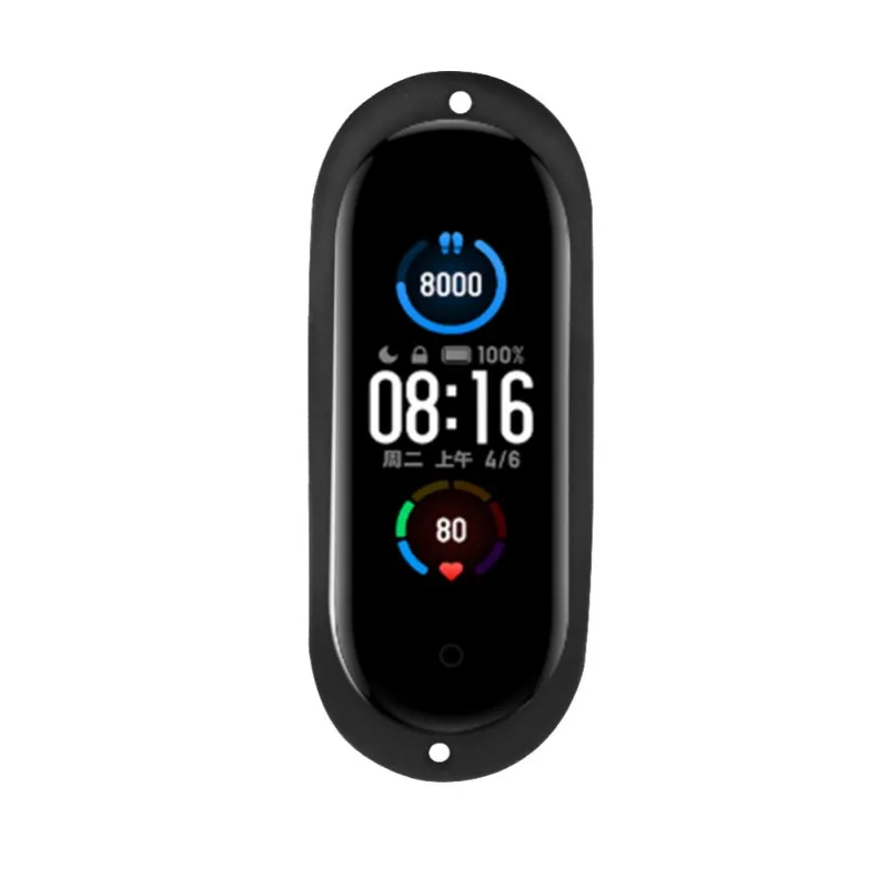 Сменный ремешок на запястье для Mi Band 5 плетеный кожаный браслет Xiaomi аксессуары