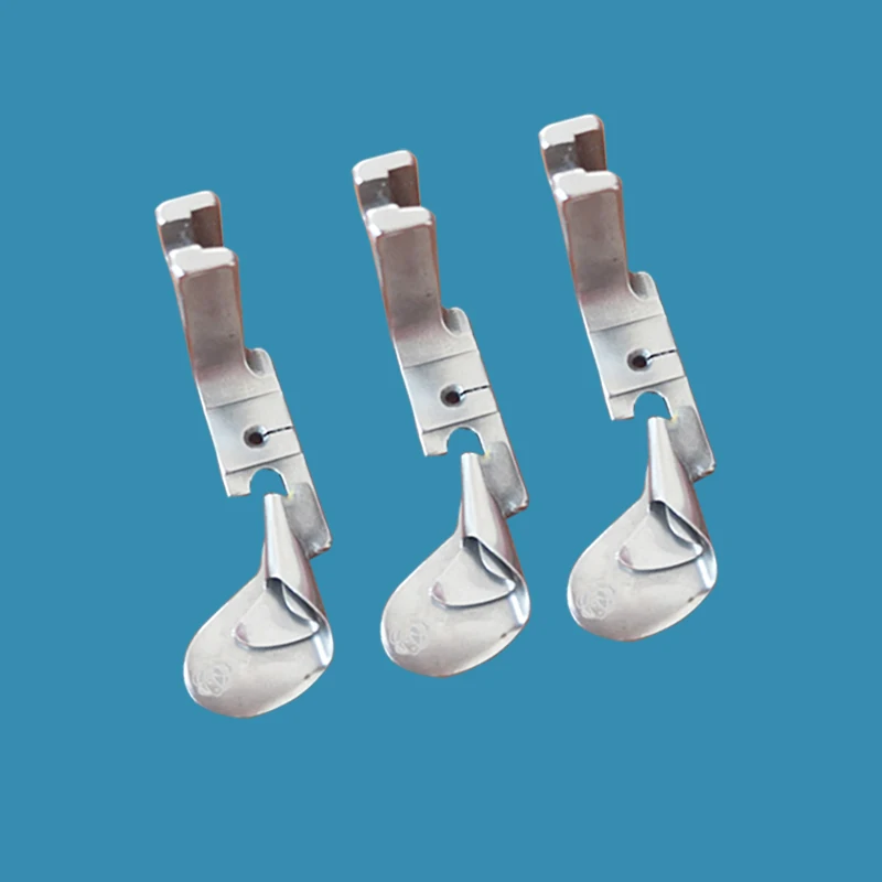 Industrial Sewing Machine Curved Hemming Foot Silk Chiffon Skirt Crimping Presser Foot Hem Pull Tube Presser Foot 4