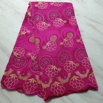 

African Dry Lace Fabric High Quality For Men Cotton Lace French Lace Fabric With Stones Swiss Voile Lace In Switzerland