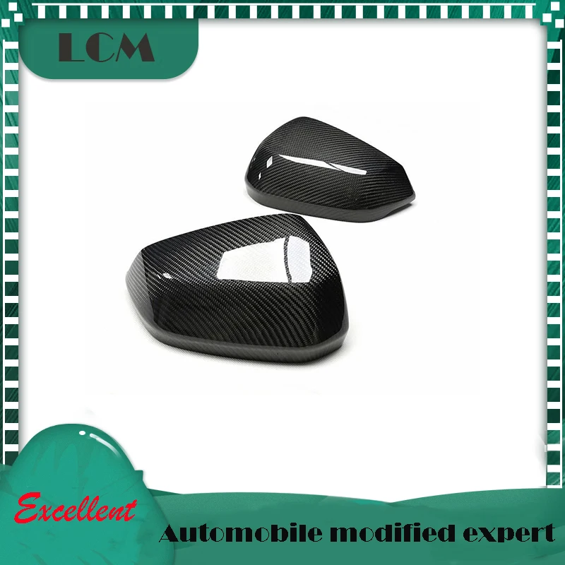 

2019 Up For Audi Q3 Q2 SQ2 Replacement 100% Real Carbon Fiber Car Side Rearview Mirror Cover With/Without Lane Assist