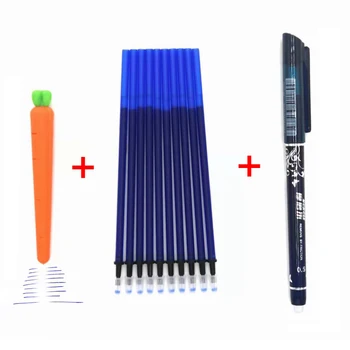 

12Pcs/lot Erasable Pen Refill Set 0.5mm Blue/Black/Red Ink Pen Rod for School Office Writing Supply Kids Stationery