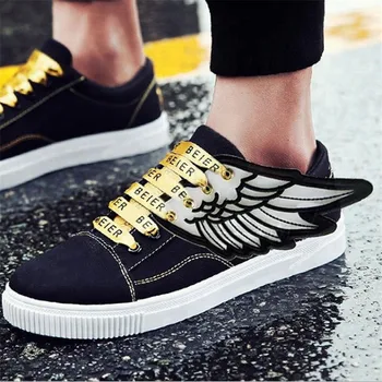

Personality Shoes Wings Accessories Black Transparent Angle Wings for Ice Skates Shoes Sneakers DIY Decor Kids Function Gifts