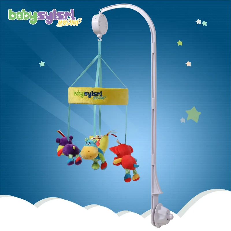 

Xingmeng Moonlit Bed Bell Baby Mobiles with Smart Card Instert Music Box,-