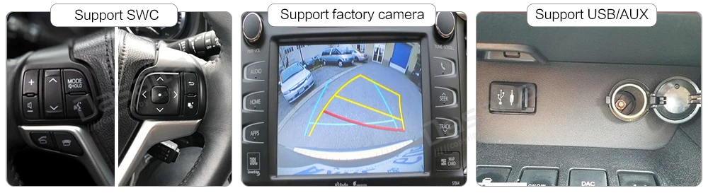 Flash Deal Dasaita 10.2" Car Multimedia 1 Din Android 9.0 for Toyota Highlander GPS 2015 Car Stereo Bluetooth MAX6 64GB ROM 9