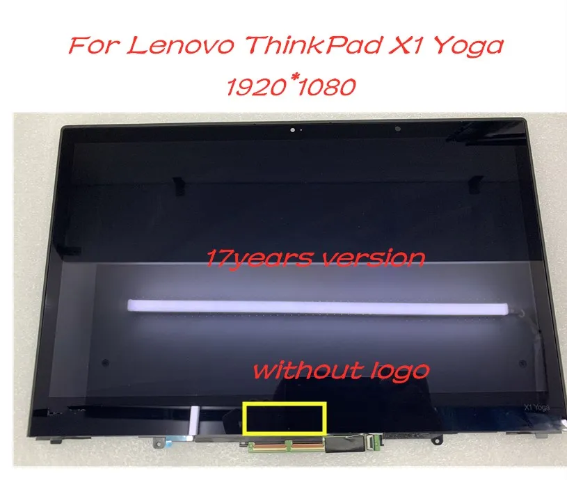 1" ЖК сенсорный экран в сборе+ рамка для lenovo ThinkPad X1 Yoga 1920 1080