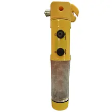 Многофункциональный молоток безопасности, Автомобильный аварийный молоток с разбитым окном, четыре в одном, аварийный инструмент со звуковой сигнализацией