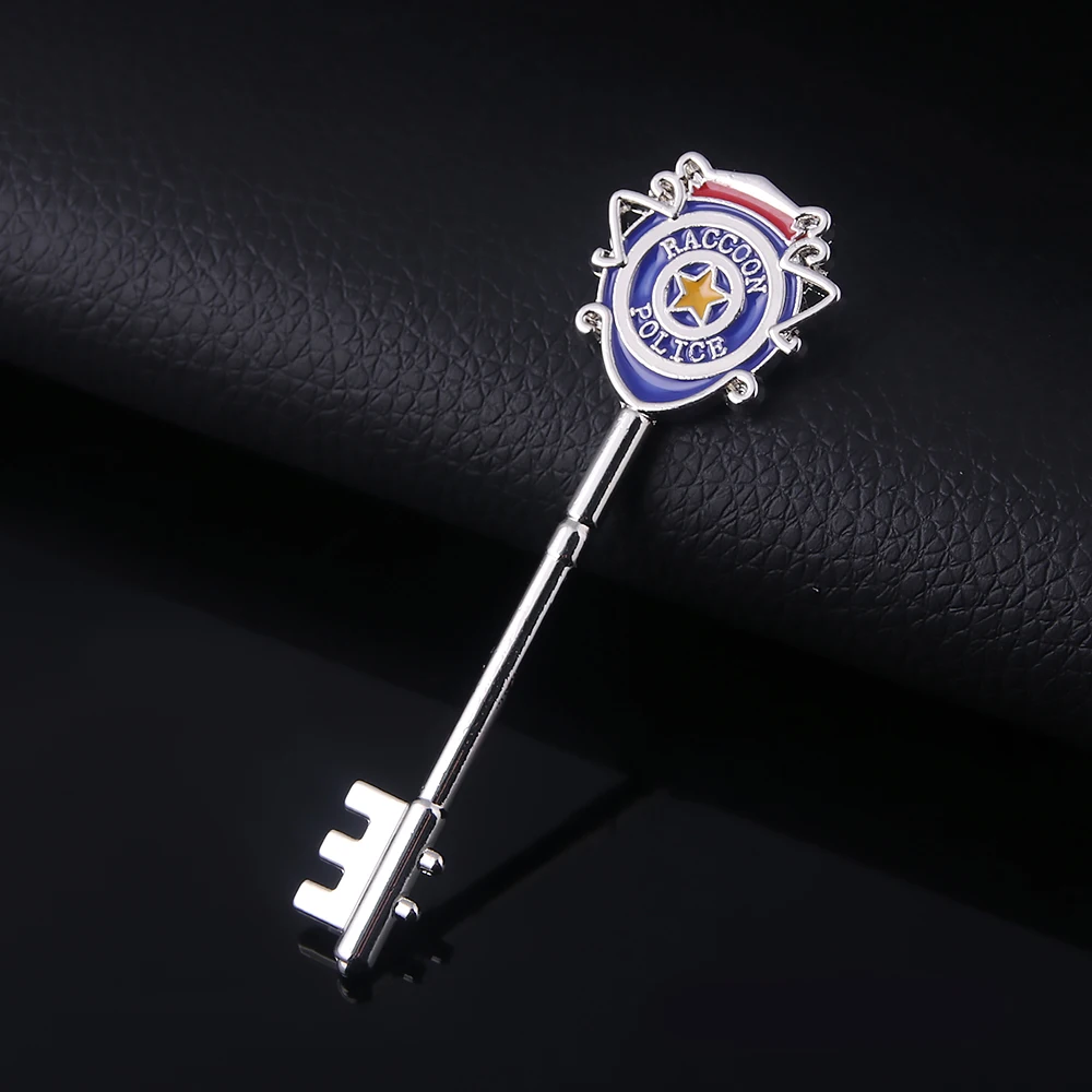 Игровые жители Evils 8 Key Keychain Raccoon City Police Station Jill Valentine S.T.A.R.S. Подвеска в виде ключа для