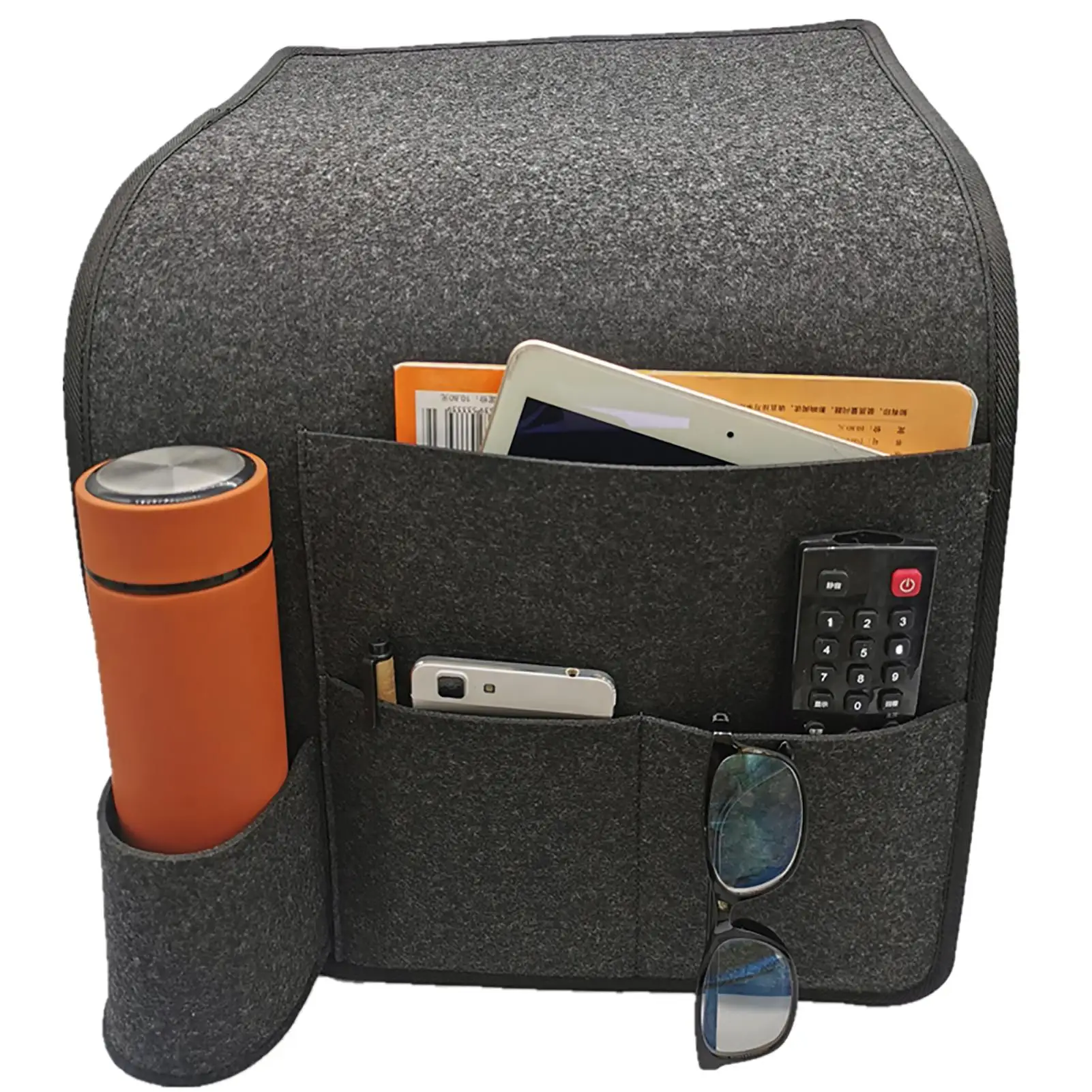 

HOT SALESï¼ï¼ï¼New Arrival Hanging Anti-slip Felt Bottle Holder Pockets Sofa Bedside Storage Organizer