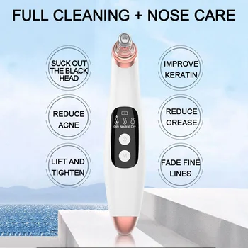 

Blackhead Remover Vacuum Suction Spot Acne Black Head Pimple Removal Nose Facial Pore Cleaner USB Beauty Face Skin Care Tools