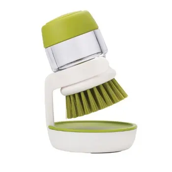 

Press-type Dishwashing Brush Soap liquid dish brush dishwasher soap liquid dispenser kitchen tableware brush