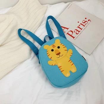 

Hot sale children lovely mini light weight leisure bag travel kids backpack animals cute canvas cartoon backpack for children