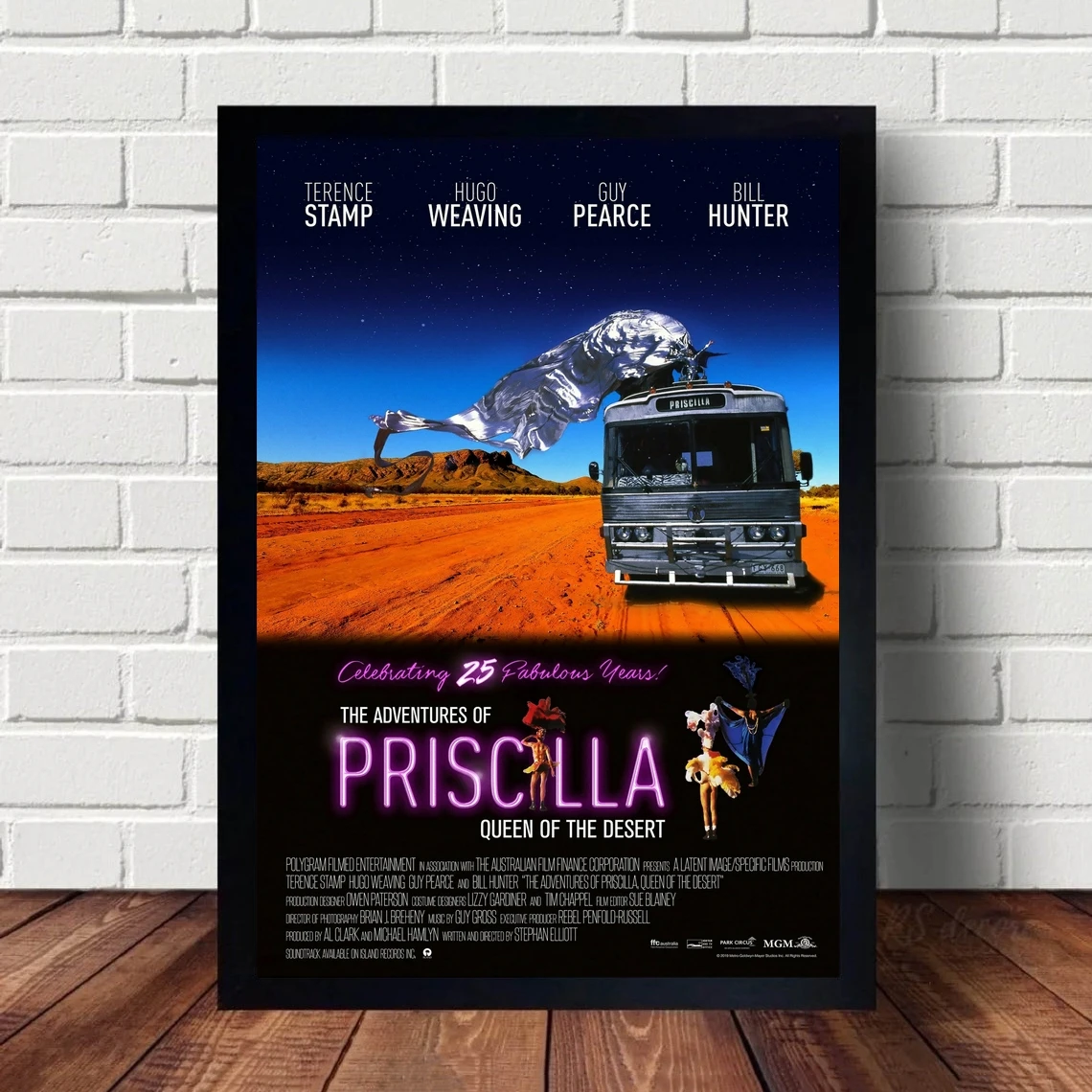 Australian poster: The Adventures of Priscilla, Queen of the