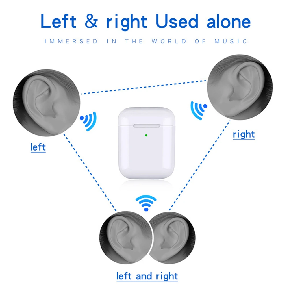 Real Siri Air 2 Superpods, супер второе поколение, напрямую название, установив беспроводные Bluetooth наушники PK i10 i12 i9000 tws