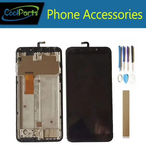 

Original Quality 5.5" For Homtom C1 / C2 LCD Display With Touch Screen Sensor Digitizer Assembly With Frame With Tools Tape