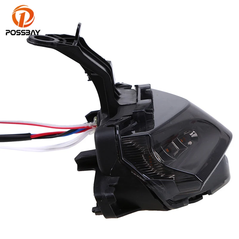 POSSBAY фара мотоцикла Светодиодные Красочные 12V Водонепроницаемая мотор фонарь