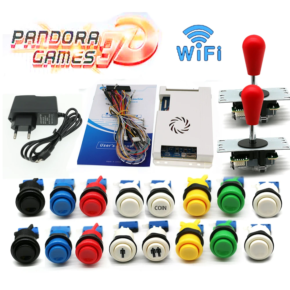 Бесплатная доставка домашний аркадный набор Sega Box 12 3188 в 1 игровая доска 3D Wifi Pandora