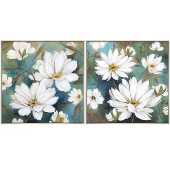 

Hi, Flowers Simple Flowers hand-painted Oil Painting Decorative Painting The Living Room Wall Mural Door Entrance Corridor