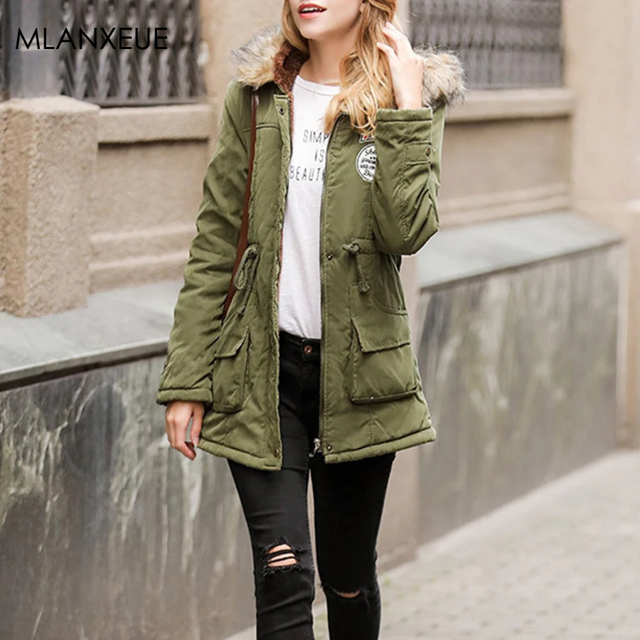 

Lambs Wool Winter Coats Women Plus Size Solid Suede Warm Jackets Coat Female Korean Thicken Fur Hooded Pakas Jacket Outerwears