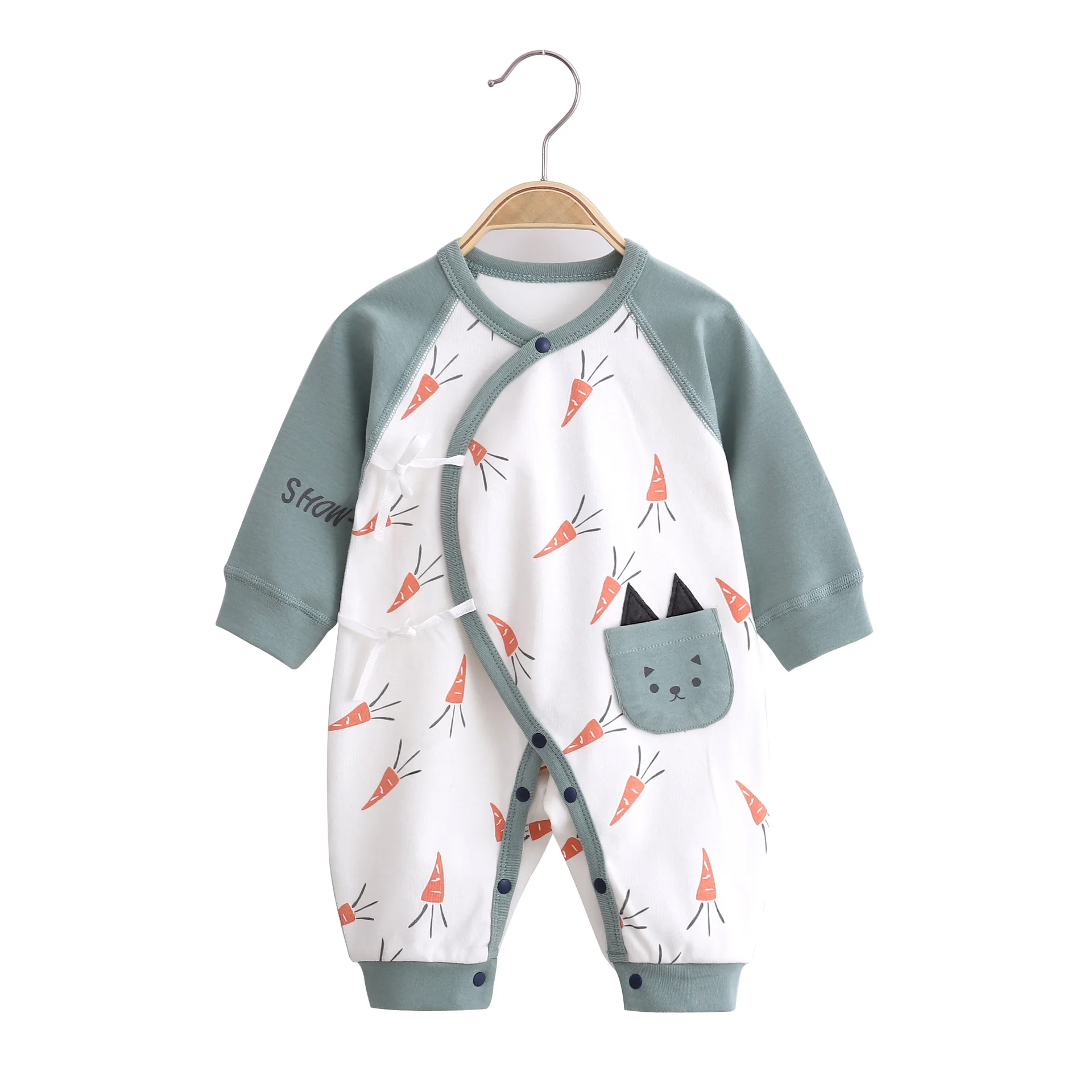 Baby One-Piece Suit Newborn Clothes Baby Autumn Cotton Long-Sleeved Baby Girl Boneless Rompers toddler girl Spring clothes