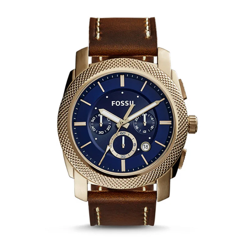 FOSSIL винтажные часы для мужчин машина хронограф люксовый бренд мужские деловые наручные часы reloj fossil hombre FS5159P