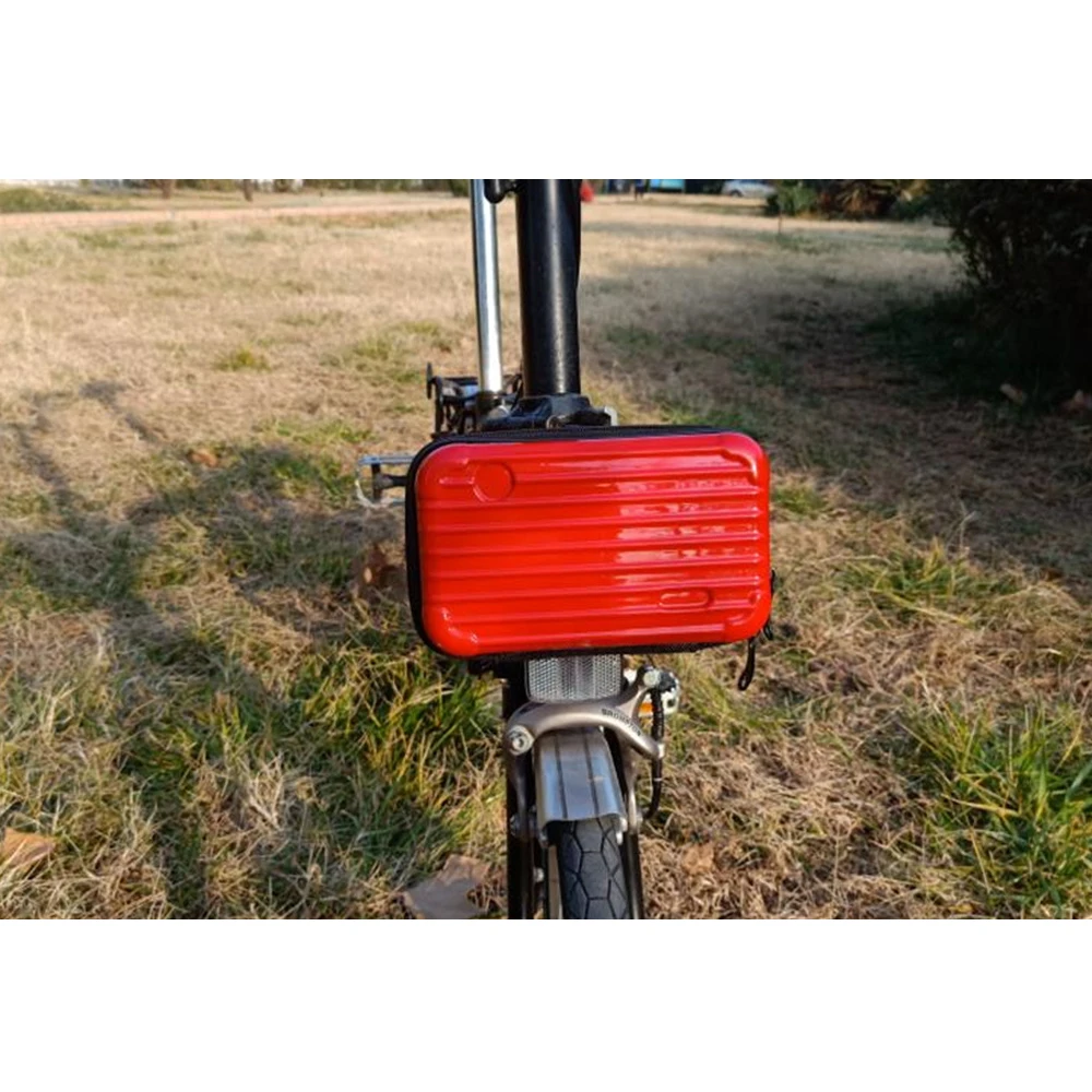 Супер мини прекрасный мешок для Brompton складной велосипед Brompton Передняя сумка Корзина Аксессуары