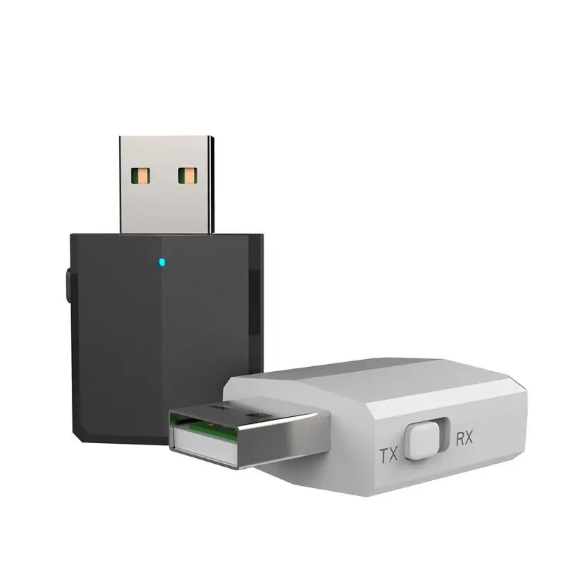 USB Bluetooth 5,0 передатчик для ТВ 3,5 мм Мини Автомобильный Bluetooth приемник AUX Стерео музыка с изменяющимся переключателем беспроводной адаптер