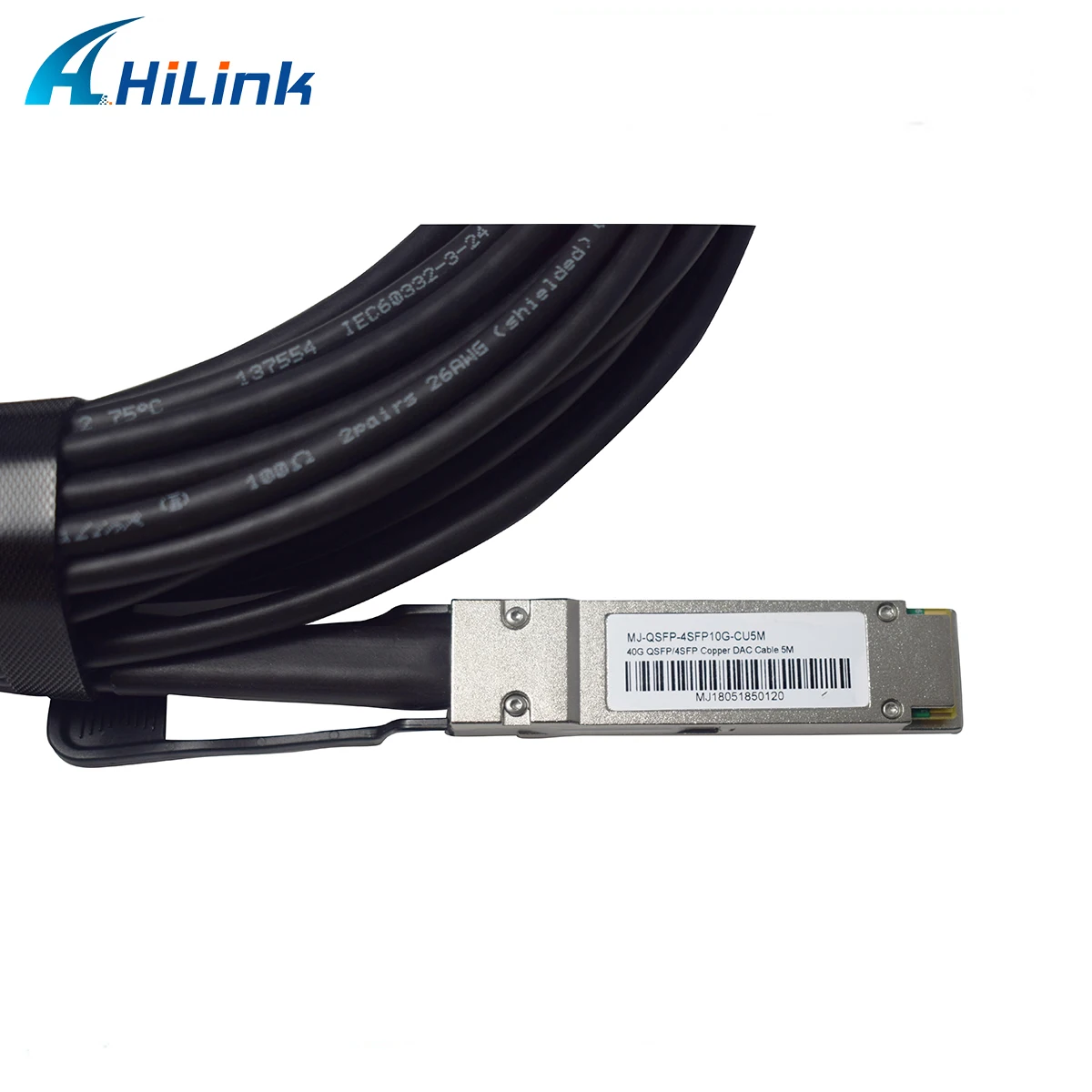 Fiber Optical Cable QSFP 4SFP 26AWG 5M DAC 40G Passive Direct Attach Transceiver | Мобильные телефоны и аксессуары