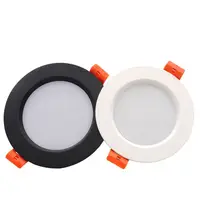 DC 12V LED downlight ceiling light spotlight 3W 7W 9W 12W recessed grille ultra-thin downlight round black white - Image 2
