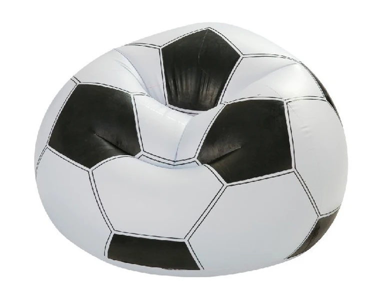 Sofá inflable de fútbol para niños, silla inflable, taburete, bomba de aire de Sofá de ocio