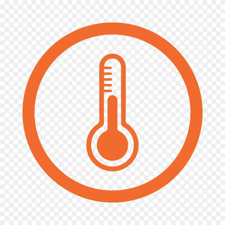 热传感器夹艺术温度计.舒适图标