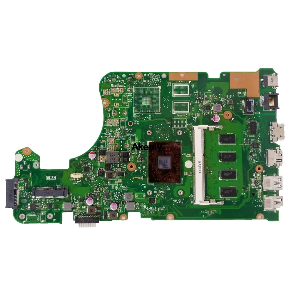 SAMXINNO X555DG REV2.0 материнская плата для ноутбука ASUS X555YI X555YA X555Y X555D A555D Материнская плата ноутбука E1-7010 4 Гб GM Тесты работы