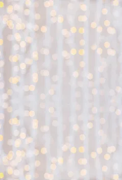 

5x7FT Merry Christmas Blurred White Gauze Gold Bokeh Stripes Custom Photo Studio Backdrop Background Vinyl 220cm X 150cm