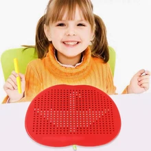 Большой магнитный пластиковый милый планшет магнитная подушка доска для рисования стальная бусина стилус шарик обучающая развивающая игрушка для письма для детей