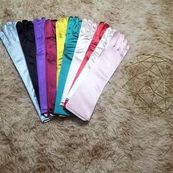 

New Mid And Long Color Ding Sun Protection Etiquette Gloves