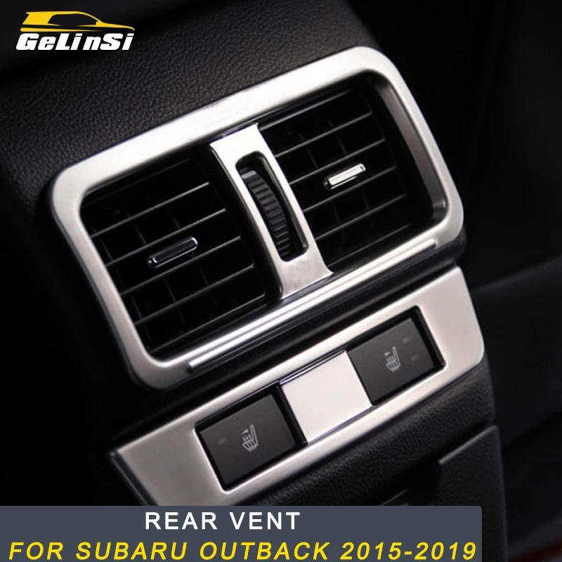 Gelinsi для Subaru Outback- автомобильный Стайлинг задняя A/C вентиляционная Выходная панель Крышка обрезная рамка аксессуары для интерьера