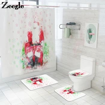 

Flannel Bath Mat Bathroom Carpet Shower Currtain Anti Slip Toilet Seat Cover Mat Bathroom Carpet Non-Slip Mat Bathroom Foot Mat