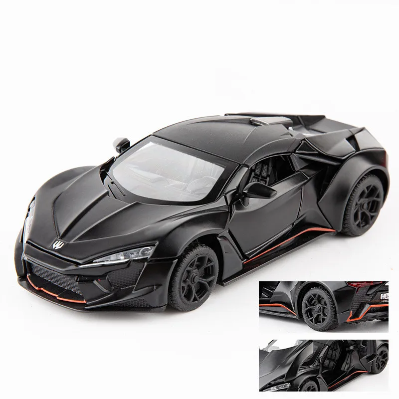 Изысканный 1:32 Lyken спортивный автомобиль сплав модель, моделирование литой звук и свет оттяните назад спортивный автомобиль игрушка