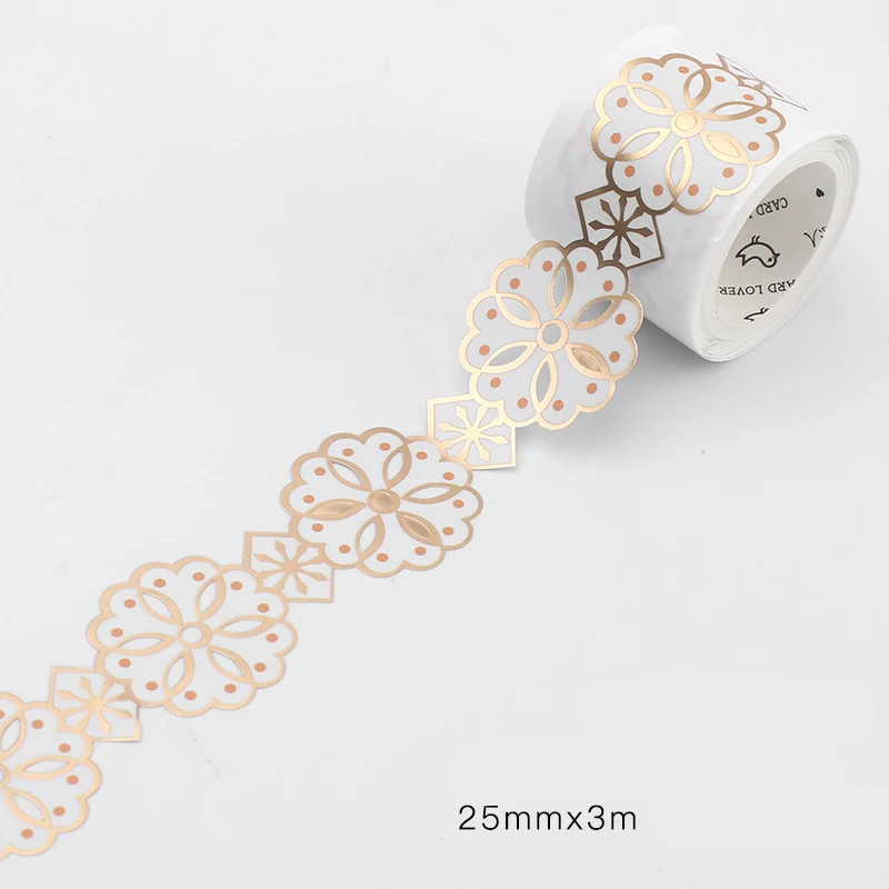 Каваи Золотой полые серии цвет Васи Маскировочная лента выпускная бумага наклейки Скрапбукинг Канцелярские Декоративные ленты - Цвет: F