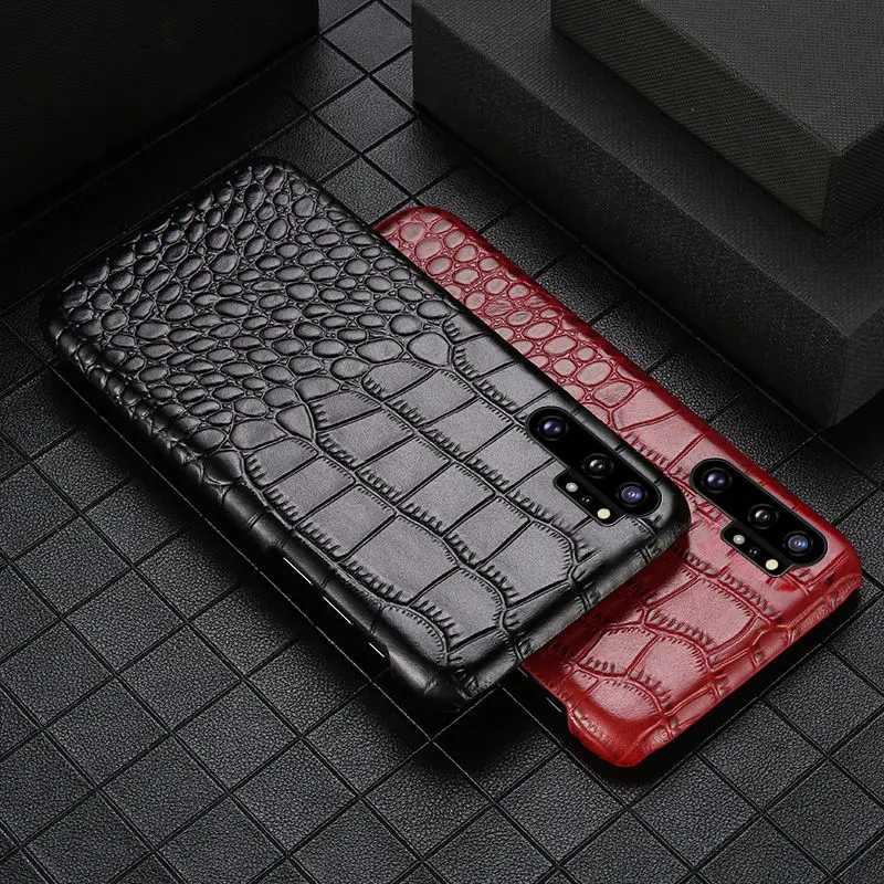Подлинный кожаный чехол для мобильного телефона для samsung Примечание 10 Pro A70 A50 S10 S7 S8 S9 плюс A8 A9 J7 J5 Прохладный защитный чехол-накладка на заднюю панель