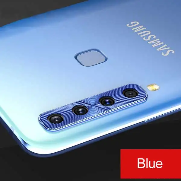 Металлическое защитное кольцо для объектива камеры для samsung Galaxy Note 10 S10 Plus S10E A50 A30 A9s A8s A9 Звездный защитный чехол - Цвет: Blue Ring