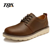 Высокое качество TBA3702 мужская повседневная обувь коричневая Рабочая обувь размер 39-44