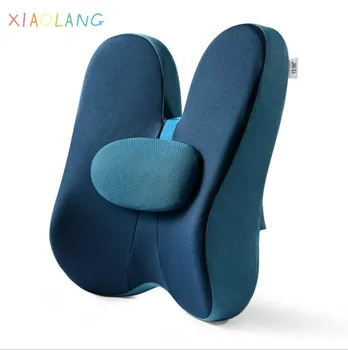 

Memory Foam Lumbar Support Back Cushion Ergonomic Lumbar Pillow Relieves Sciatica Pain 3D Ventilative Mesh Lumbar Support